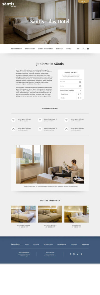 Säntis Corporate Site