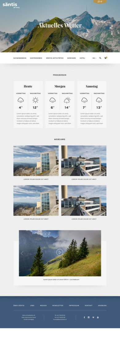 Säntis Corporate Site