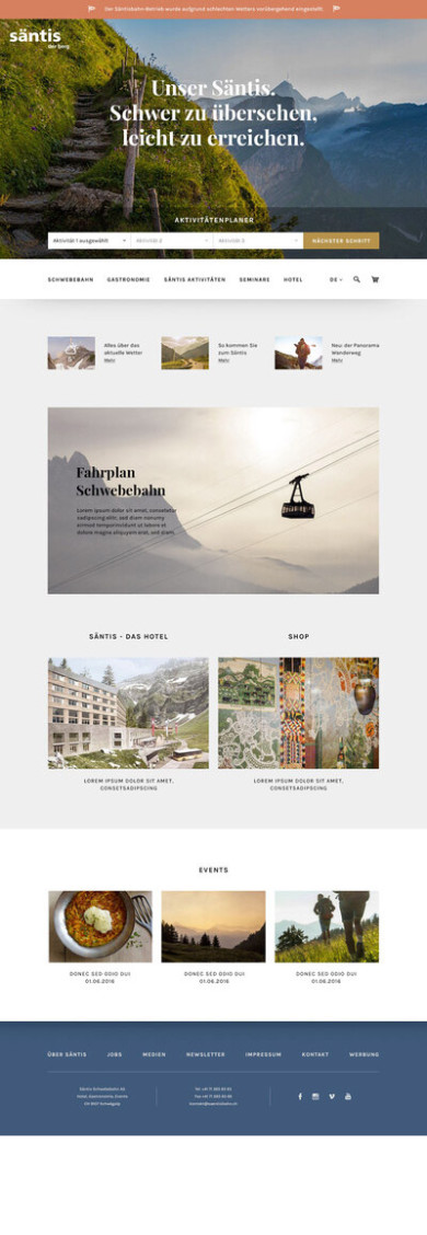Säntis Corporate Site