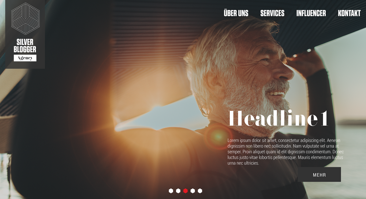 Diverse Screendesign