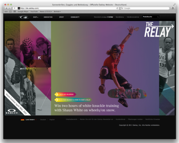 Diverse Screendesign