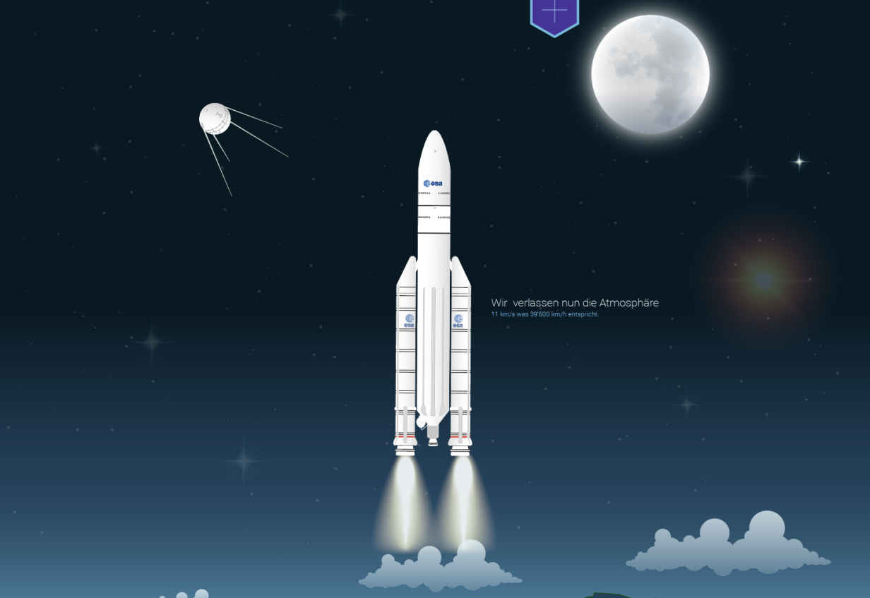 Website Raumfahrt